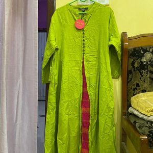 Green Beautiful Kurti In Size Xl