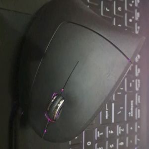 Ergonomic Vertical Mouse Wired Black Matte