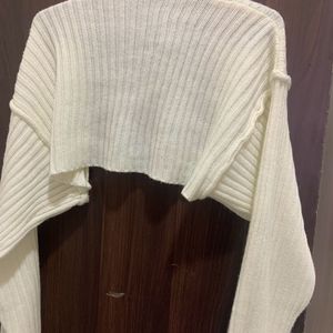 White Pullover Sweater