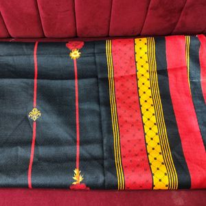 NEW PAKISTANI BLACK WOOL SHAWL UNSTITCHED DRESS