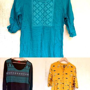 Combo Of Three Designer Kurta (Women)