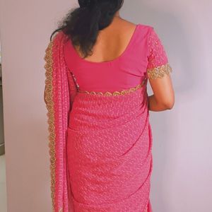 Embroidered Saree