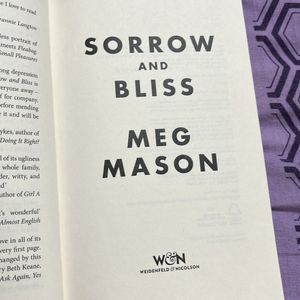 Fiction book - Sorrow & Bliss