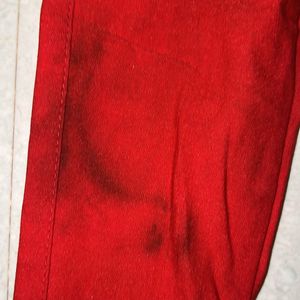 Women Red Trouser