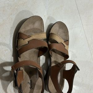 Nice Brown All Season Sandals