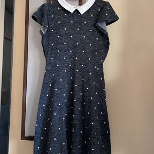 Polka Dot Knitwear Dress