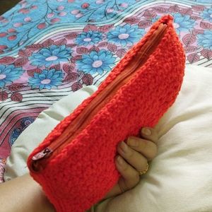 Crochet Hand knitted Purse.