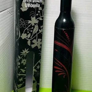 Wine Bottle Umbrella 1pc(Assorted Colours)