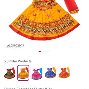 Baby Radharani Dress Or Rajasthani Dres