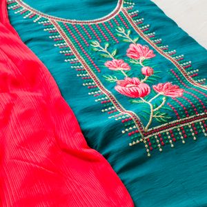 Cotton Suit With Dupatta [Fresh Stock]