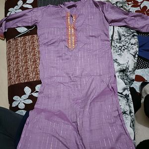 Lavender Colour Kurti