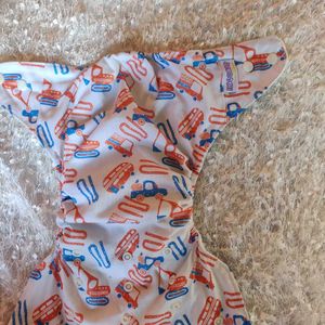 Baby Cloth Diaper With Pair Of Inner Insert