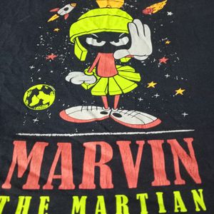 The Souled Store 2xl XXL Blue Tshirt Marvin The Martian