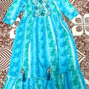 Anarkali Kurti With Free Matching Scrunchy