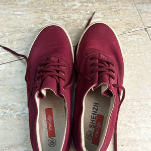 Maroon Sneakers