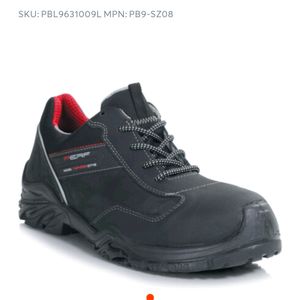 PB9 Typhoon Low Black/Grey Safety Trainers - Size