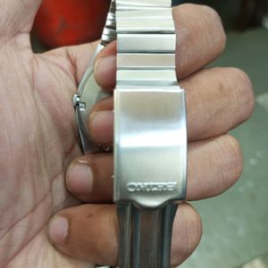 Seiko 5 Railway Time Rectangular Dial