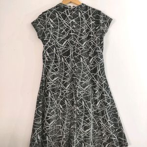 Black And Silver Dress ( Women)