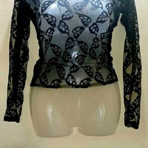 Full Sleeves Pretty Lace Top