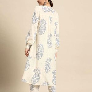 High-Low Kurta With Trousers For Women