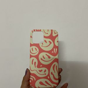 Peachy Smiley iPhone 12 Back Cover