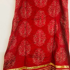 Boutique Made Red Short Kurti