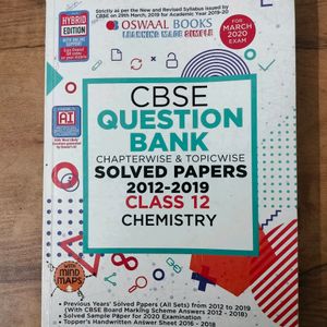 CBSE Question Bank Solved Papers Class 12