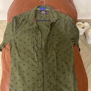 Olive Green Shirt from The Indian Garage Co.