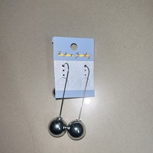 Y2k Earrings Silver