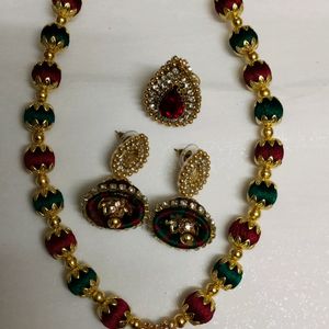 Silk Thread Jewellery Necklace