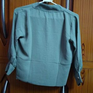 Dark Sea Green Colour Top