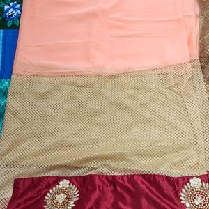 Net Work Saree