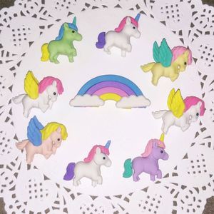 Rainbow, Unicorn And Pony Figurines