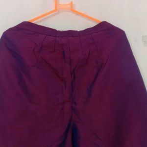 Purple Kurti Set