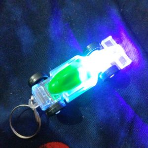 Lightning Keyring Car