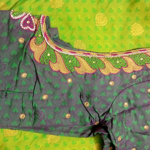 Banarasi Silk Saree With Blouse