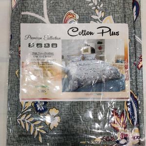 One Bed Sheet With Pillow Cover