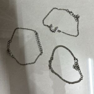 Silver bracelets from westside