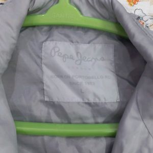 Grey And Yellow Pepe Jeans L Size JACKET