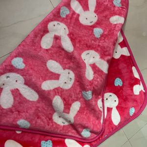 Baby Blankets Pink With Rabbit 🐰 Wholebody