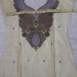 Silk Kurta With Chudidar