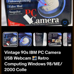 Rare Vintage IBM PC Camera