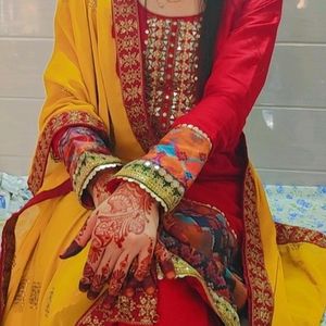 Embroidery Ethnic Suit