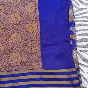 blue colour saree