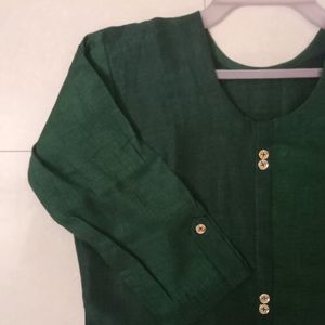 Dark Green Kurti