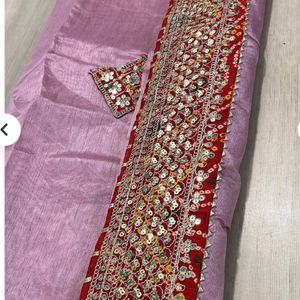 New Cotton Silk Saree With Blouse Piece