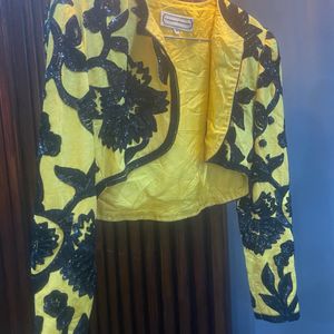 Carolina herrera Luxury Party crop Jacket