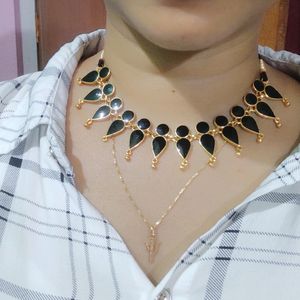 Necklace (manipuri gold)