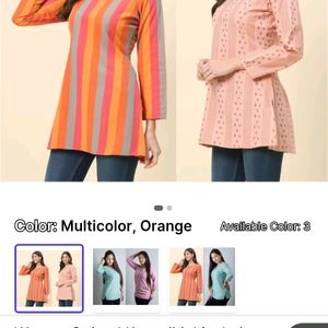 Kurtas Striped For Women