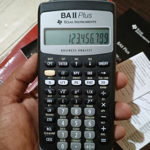 Texas Instruments BA 2 Plus Financial Calculator.